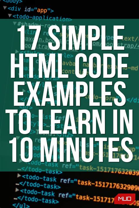 Basic Computer Programming, Learn Computer Coding, Simple Html Code ...