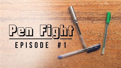 Pen fight :: Episode #1 - Stop motion animation - YouTube