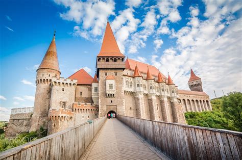 Hunyad Castle / Corvin's Castle in Hunedoara, Romania. Romanian castle ...