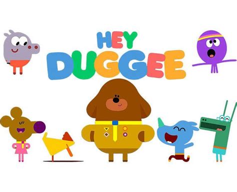 Hey Duggee Characters, Clipart, For Stickers, Digital File, Pdf, Jpeg ...