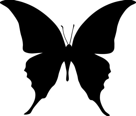 Free Butterfly Silhouette Cliparts, Download Free Butterfly Silhouette ...