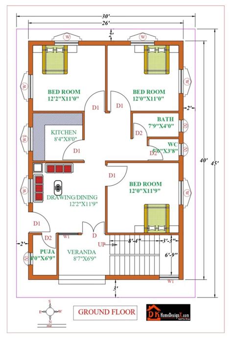 2D Floor Plan Archives - Page 2 of 6 - DK Home DesignX