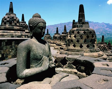 Borobudur Temple, Java, Indonesia - Vacation of Tourism