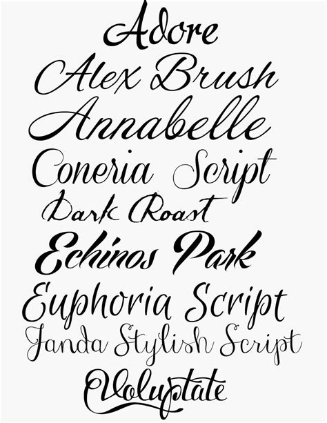 10 Free Script Fonts