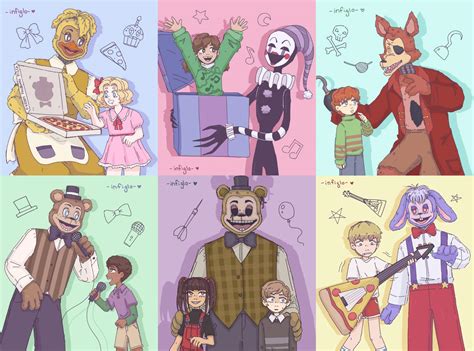 Missing Kids with their Animatronics! | Five Nights At Freddy's Amino