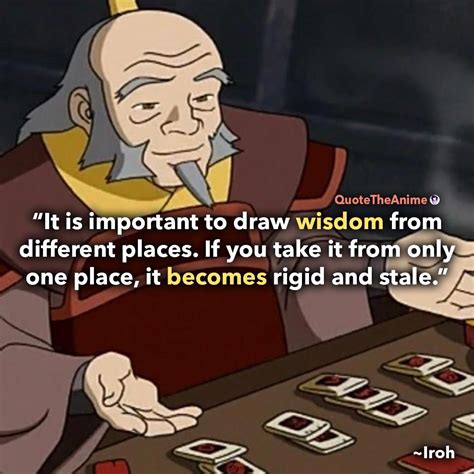 10+ Powerful Avatar The Last Airbender Quotes | Avatar quotes, Iroh ...