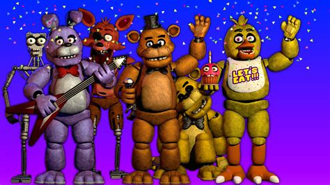 FNaF 1 Animatronics : r/fivenightsatfreddys