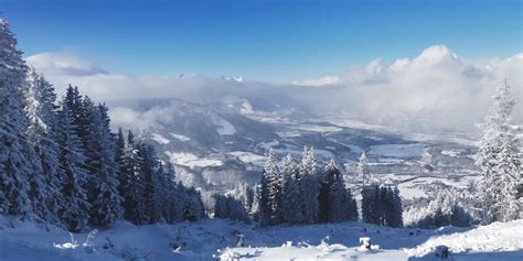 Free Images : nature, snow, mountain range, panorama, recreation, clear ...