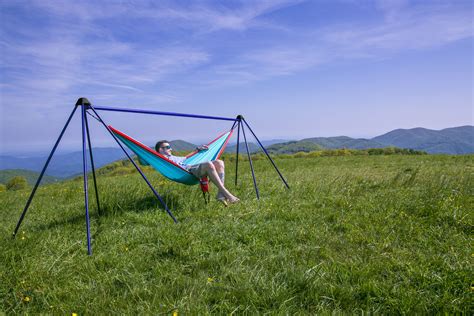 Nomad™ Hammock Stand | Hammock camping, Hammock stand, Portable hammock