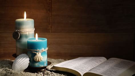 Bible Candle Wallpaper