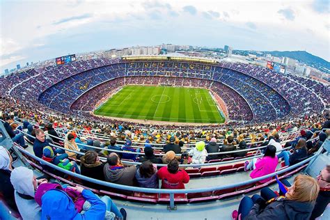 The 10 Largest Sports Stadiums In Europe - WorldAtlas