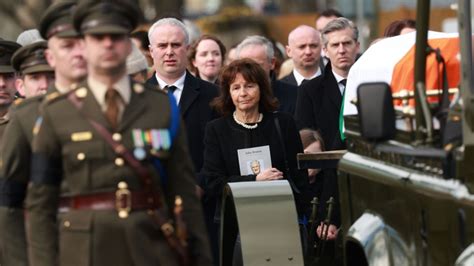 In pictures: Mourners pay respects to John Bruton