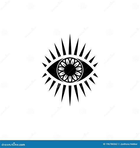 Eye Tattoo Style Design, Vision Icon, Simple and Minimal Eye Art ...