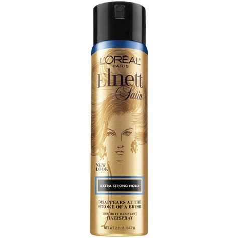 L'Oreal Paris Elnett Satin Extra Strong Hold Hair Spray - Travel Size ...