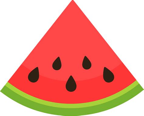 Transparent Background Watermelon Slice Clipart - Png Download - Full ...