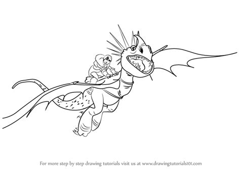 Learn How to Draw Stormfly from How to Train Your Dragon (How to Train ...