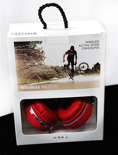 WIRELESS SPORT Noise Cancelling Over The Ear Headphones - Silver and ...