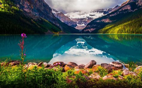 Lake Louise Reflections Lake Louise Is A Hamlet In Banff National Park ...