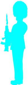 British Soldier Silhouette | Free vector silhouettes