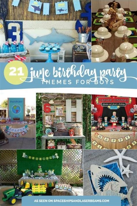 21 Fun June Birthday Party Ideas for Boys (and Girls too!) - Spaceships ...