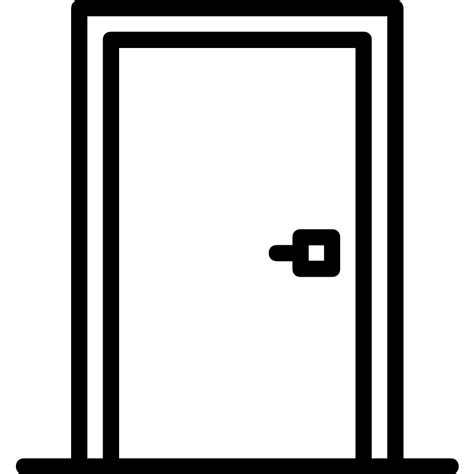 Door Vector SVG Icon - SVG Repo