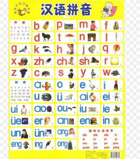 Pinyin Syllable Onset Standard Chinese Alphabet, PNG, 893x1015px ...