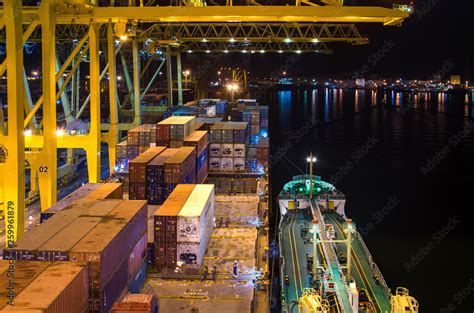 Container terminal Stock Photo | Adobe Stock