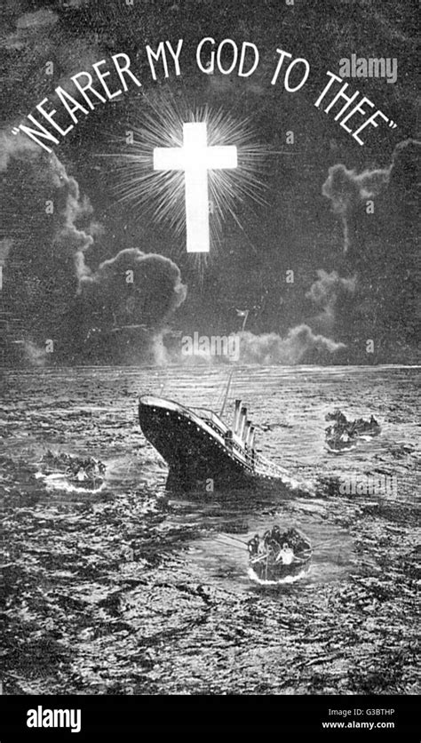 RMS Titanic, Nearer My God To Thee Stock Photo - Alamy