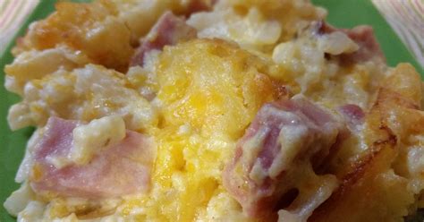 Cheesy Potatoes and Ham Bake Recipe by starman36 - Cookpad