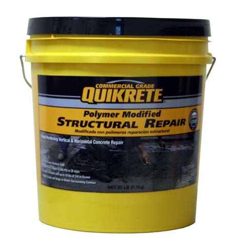 Quikrete 20 lb. Polymer Modified Structural Concrete Repair 124125 ...