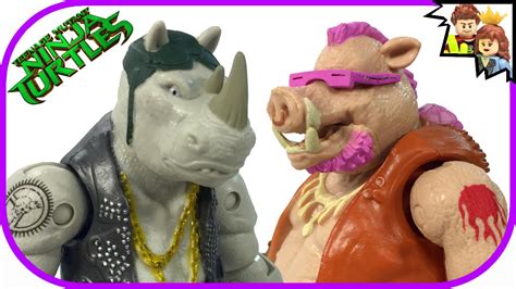 TMNT 2 Ninja Turtles Bebop & Rocksteady Action Figures Unbox & Review