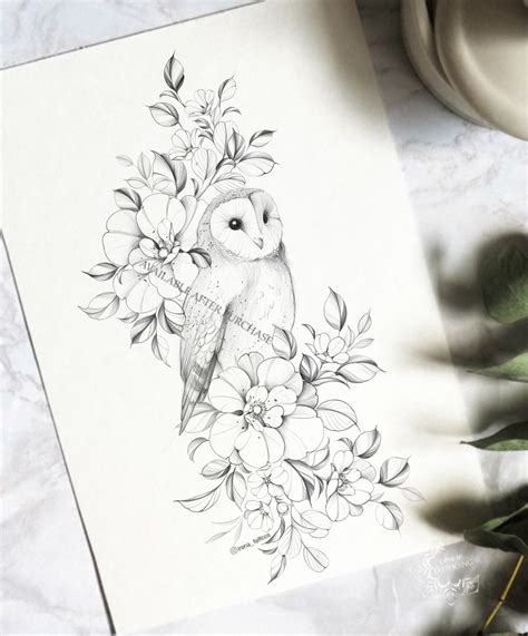 Owl Tattoo Artwork