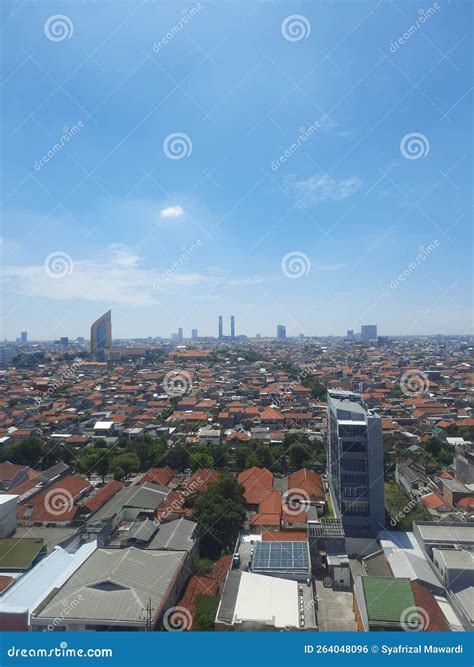 Hot and Dry Surabaya City Skyline Stock Photo - Image of surabaya ...