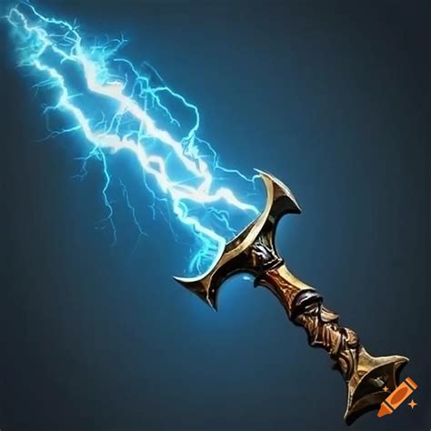 Image of a lightning sword