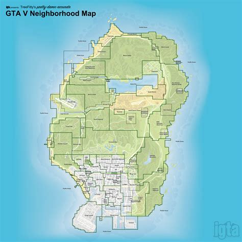 Gta V Map Comparison