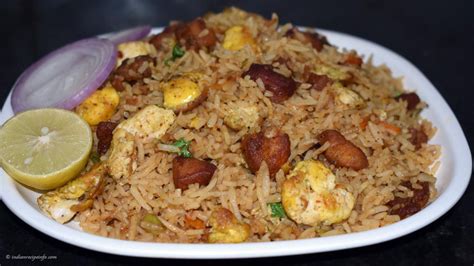 Chicken Fried Rice Recipe Restaurant Style With Tips - Indian Recipe Info