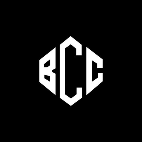 BCC letter logo design with polygon shape. BCC polygon and cube shape ...