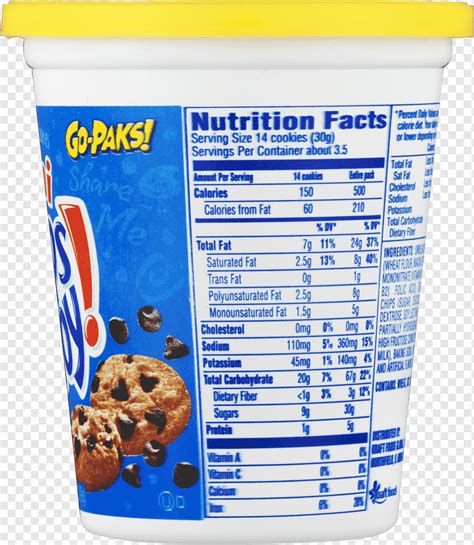 Chocolate Chip Ahoy Cookie Nutrition Facts | Besto Blog