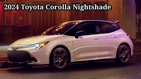 2024 Toyota Corolla Nightshade First Look | New Corolla Nightshade ...