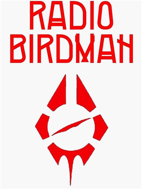 "Radio Birdman" Sticker for Sale by iles38kvo | Redbubble