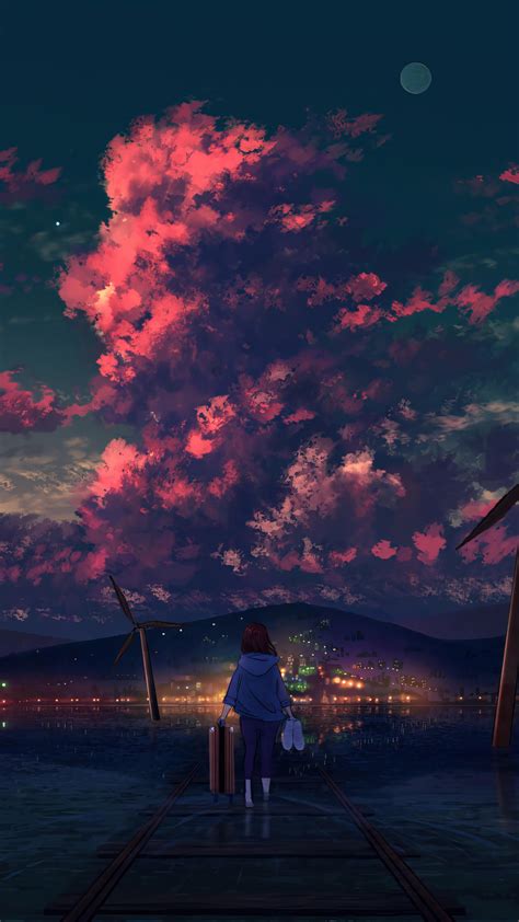 Anime-art-night-sky-scenery-wallpaper-4k-uhd by DbslegendYt on DeviantArt