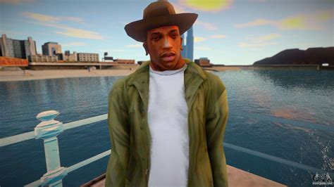 Cj With Camo Pants and Cowboy Hat (ped Model) for GTA San Andreas