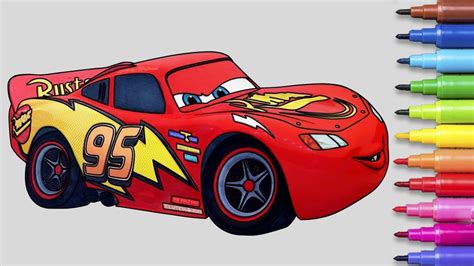 Cars 3. Lightning McQueen - Coloring Pages | Coloring Books for Kids ...