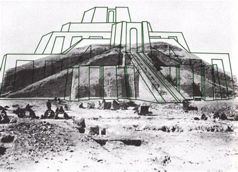 Reconstruction of the Great Ziggurat at Ur. | Ancient world history ...