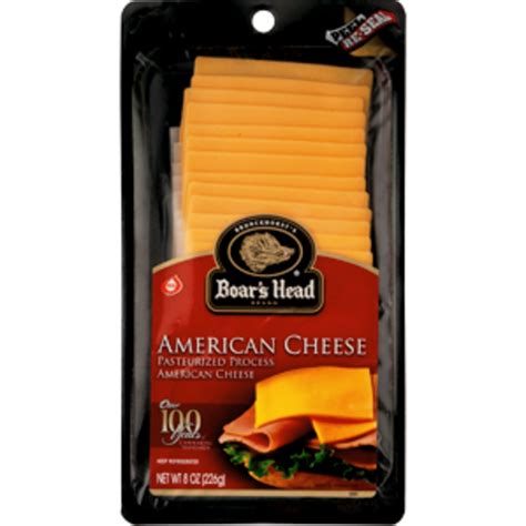 Save on Boar's Head American Cheese Yellow (Pre-Sliced) Order Online ...