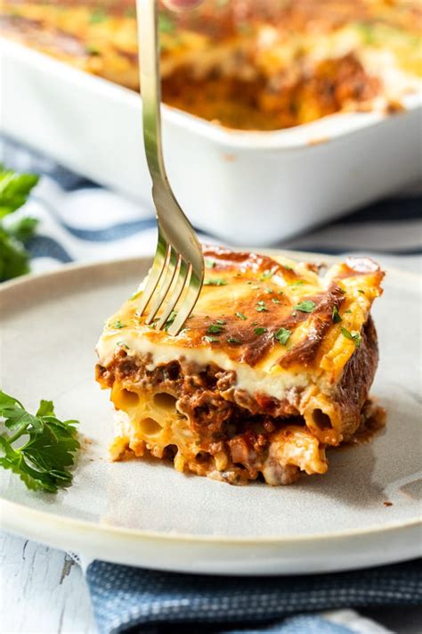 Greek Pastitsio Recipe - comforting and great for a crowd - Sugar Salt ...