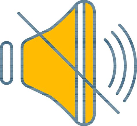 Yellow Mute Speaker Icon Or Symbol. 24465808 Vector Art at Vecteezy