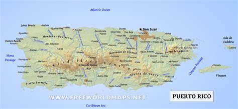 Puerto Rico Map