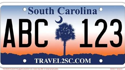 SC to do away with sunrise and Palmetto tree license plate