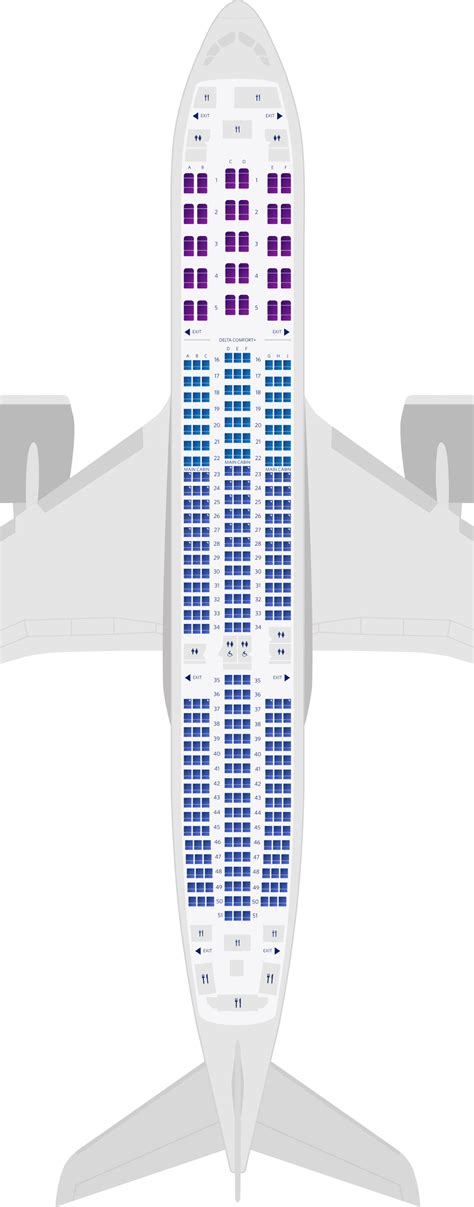 Airbus A350 900 Seat Map Delta - Image to u